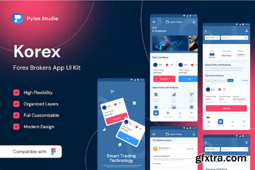 Korex - Forex Brokers App UI Kits