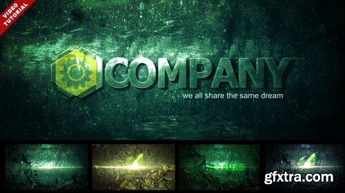 Videohive Cinematic 3D Glass Logo Reveal 4866504