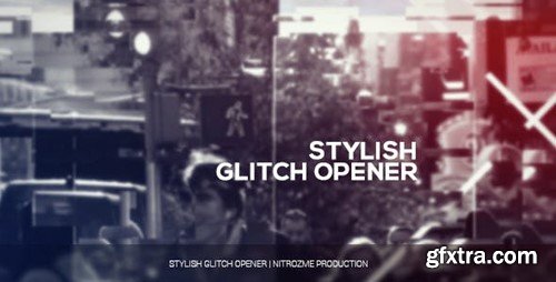 Videohive Stylish Glitch Opener 14995256