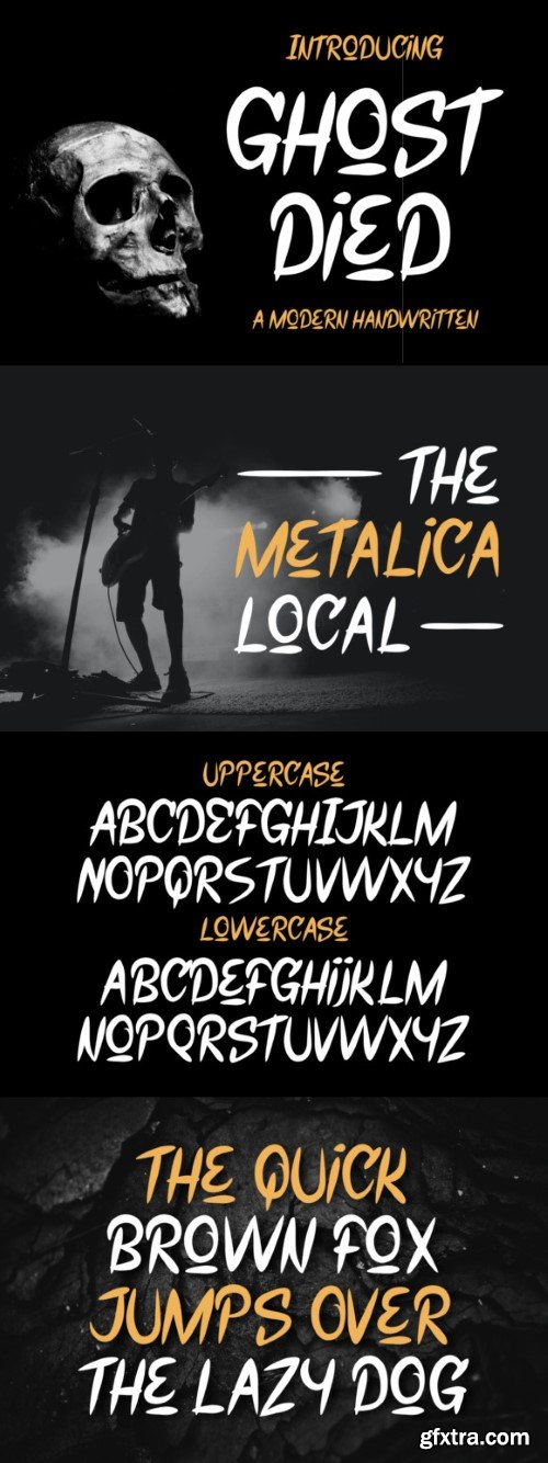 Ghost Died Font