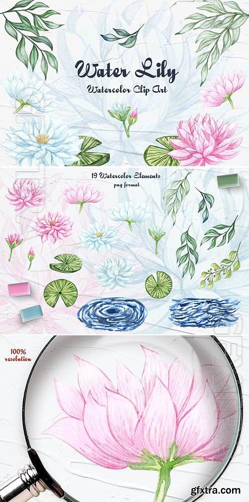 Water Lily Clipart 