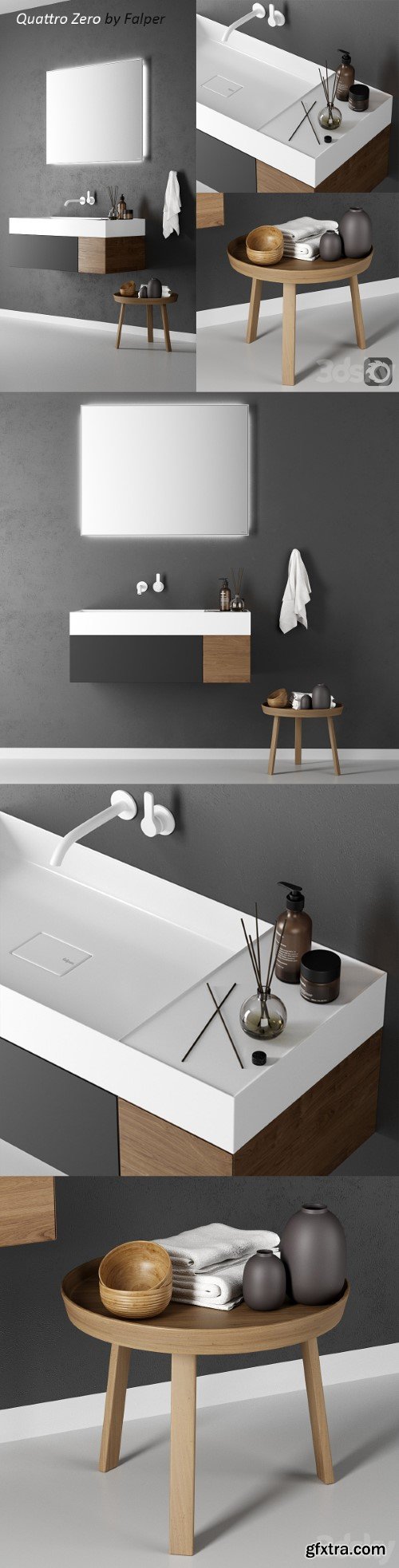 Pro 3DSky - Washbasin Falper Quattro Zero