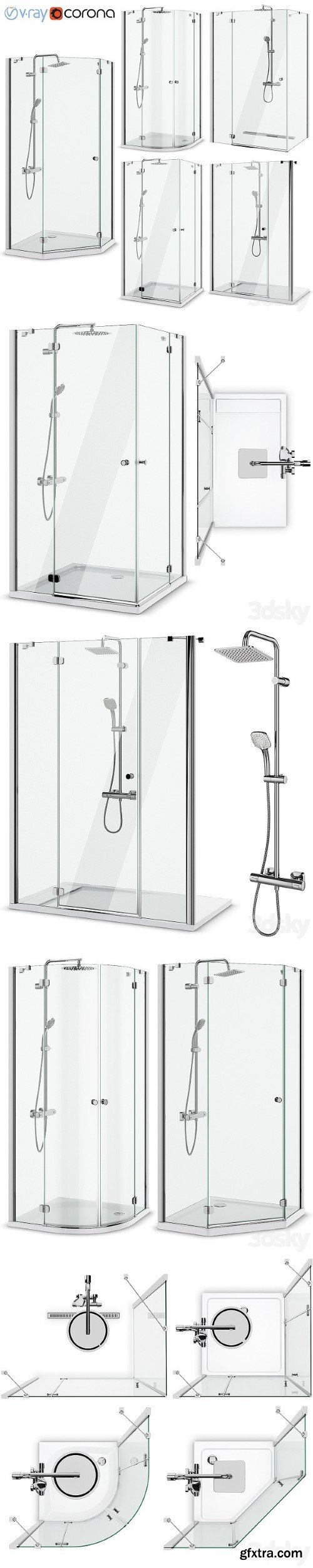 Pro 3DSky - Shower Enclosures Radaway Torrenta