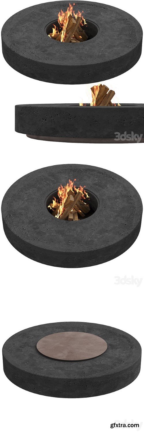 Pro 3DSky - 035 Travertine BBQ Dark 00