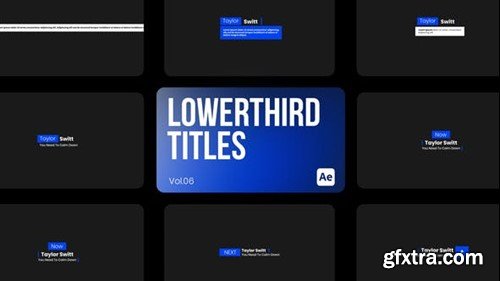 Videohive Lowerthird Titles 06 for After Effects 44311616