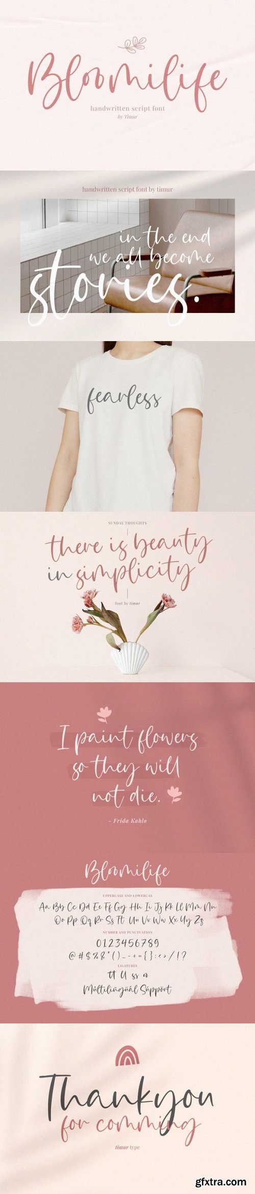 Bloomilife Font