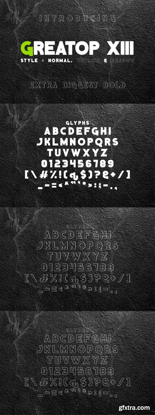 Greatop Xiii Font