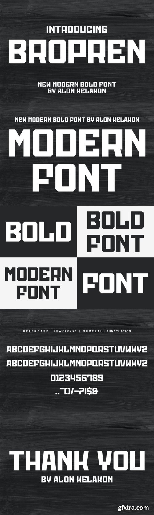 Bropren Font