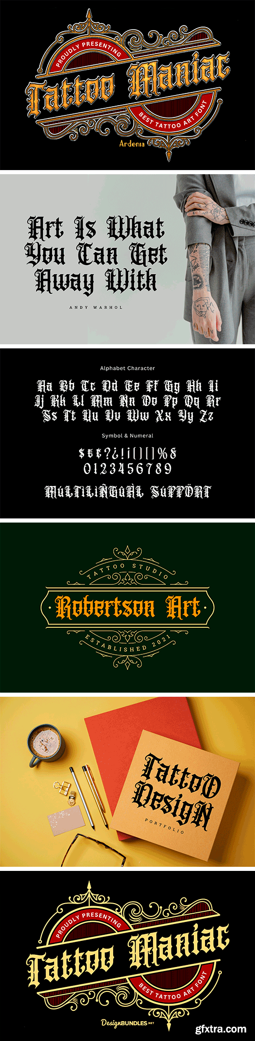 Tattoo Maniac Font