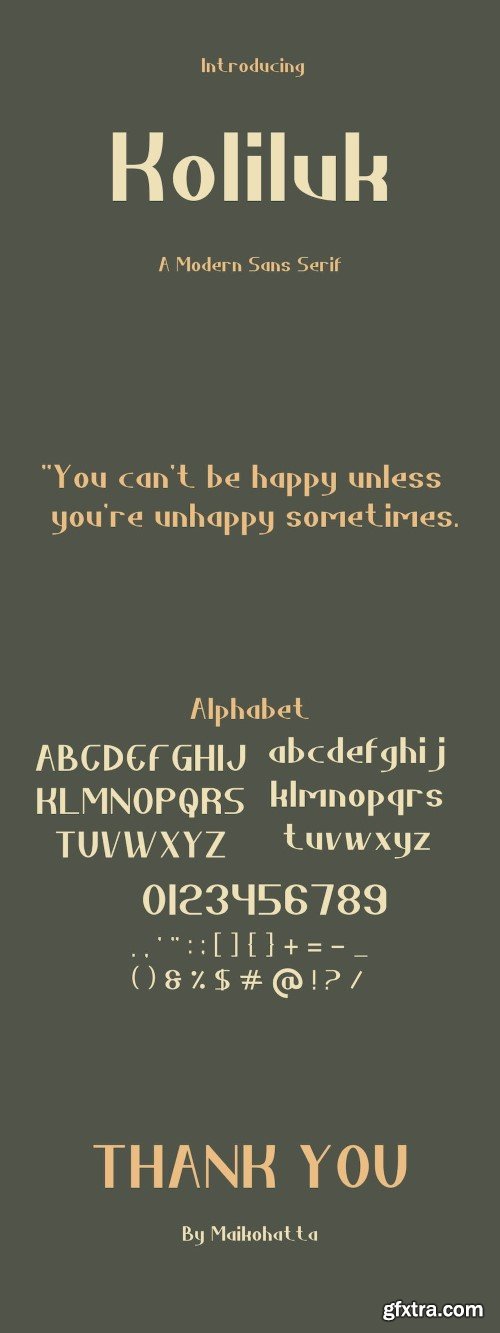 Koliluk Font