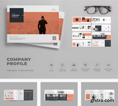 Company Profile Landscape Brochure