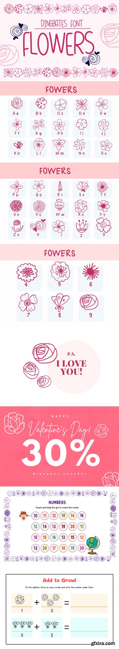 Flowers Font