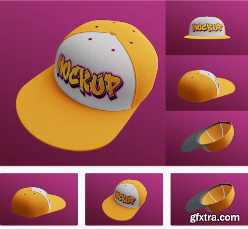 Set Bundle Cap Mockup