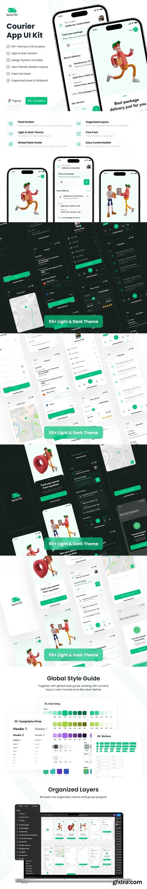 Courier App UI Kit