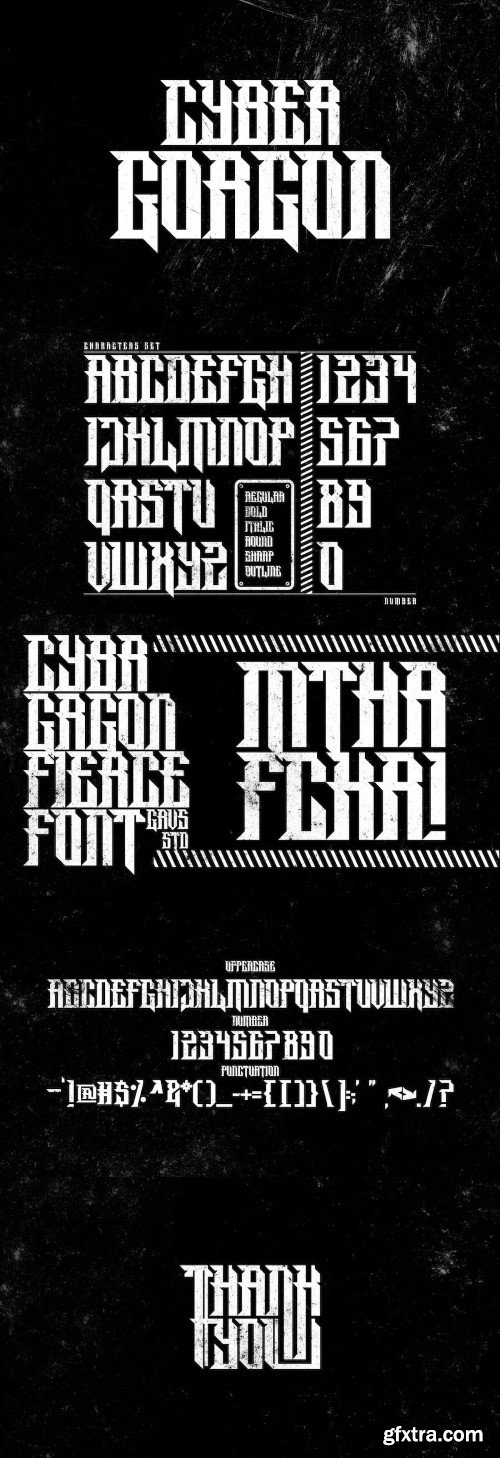 Cyber Gorgon Font