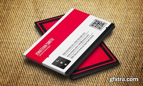 Business card psd mockup stylish modern desing template