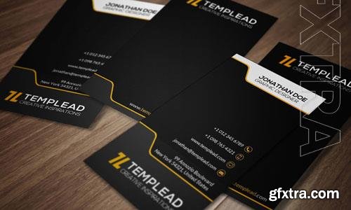 Business card psd mockup stylish desing template