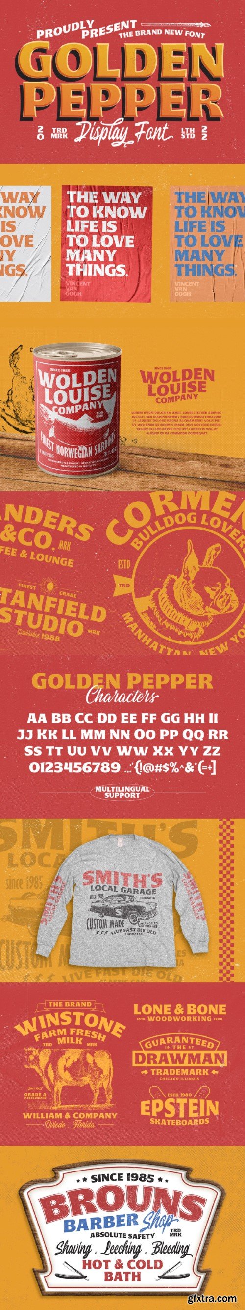 Golden Pepper Font