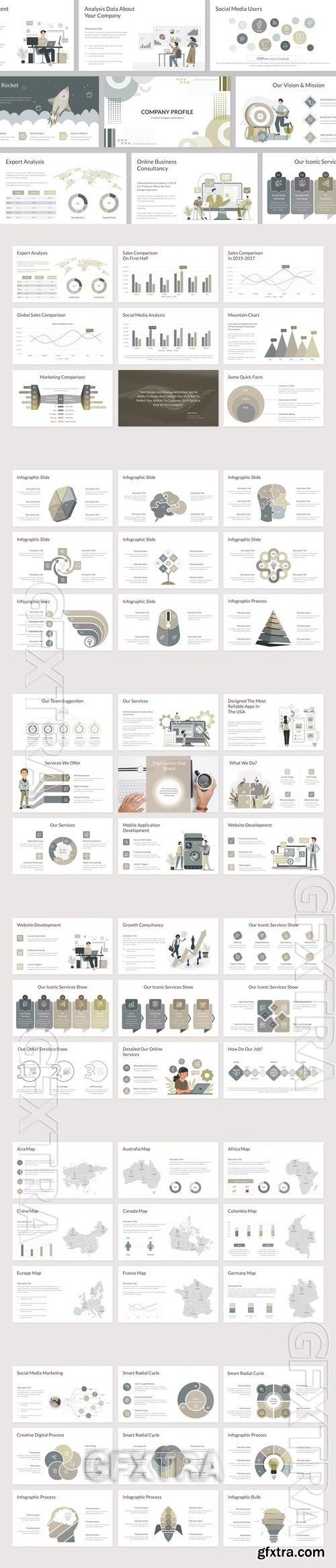 Company Profile PowerPoint Presentation Template DNZ8GB5