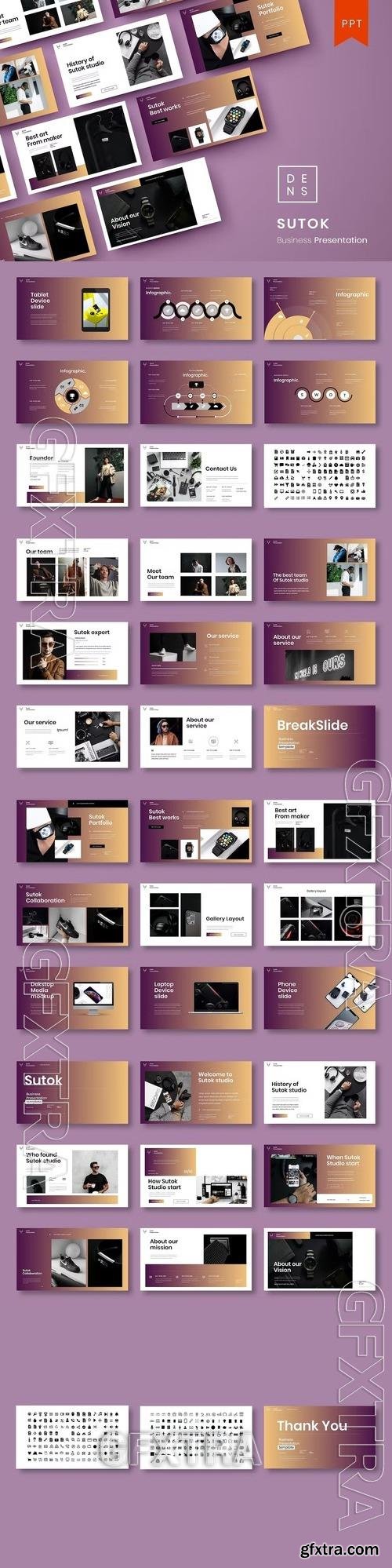 Sutok – Business PowerPoint Template K3YQW8N