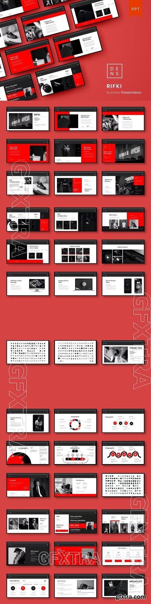 Rifki – Business PowerPoint Template 47JBVCC