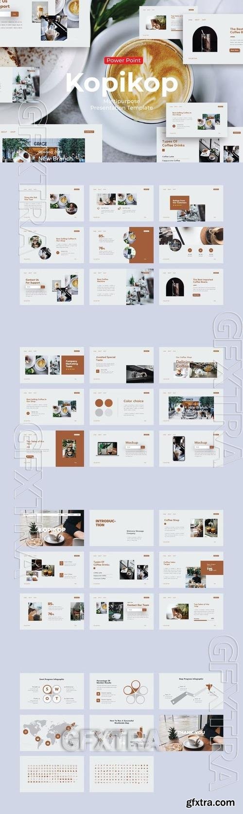 Kopikop - PowerPoint Template MMU96AG