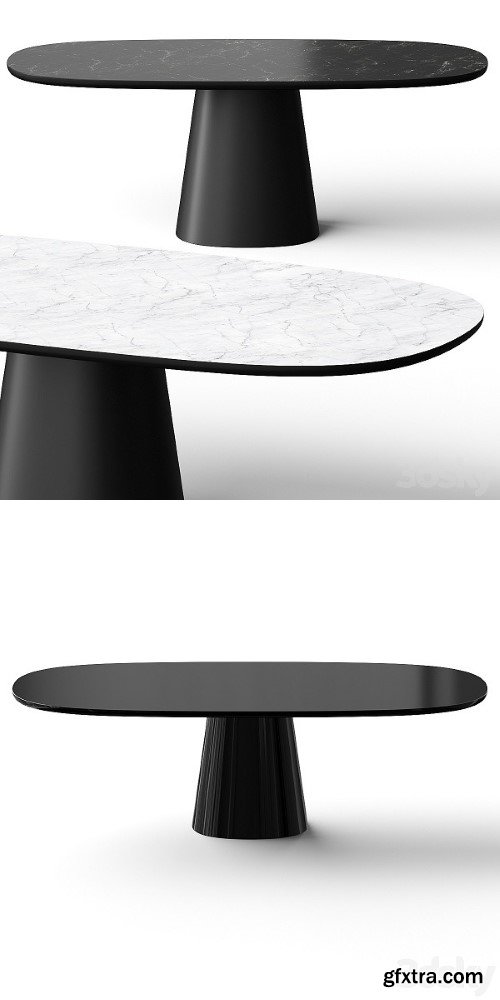 Pro 3DSky - B&B Italia Allure O Dining Table