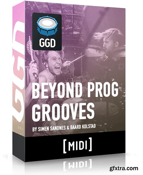 GetGood Drums Beyond Prog Grooves by Simen Sandnes & Baard Kolstad Midi Pack