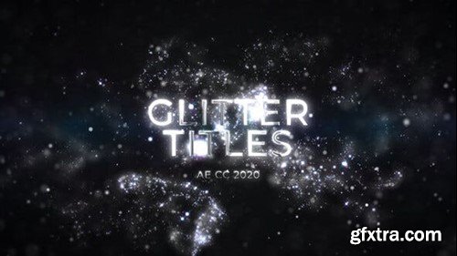 Videohive Luxury Silver Glitter Titles 44317131