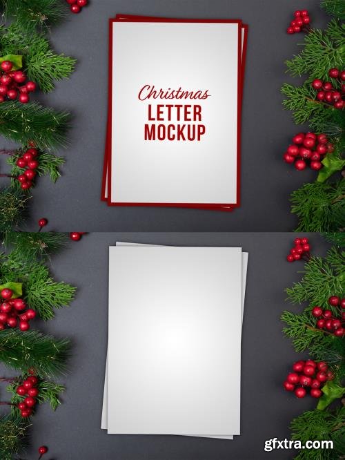 Christmas Letter Mockup 466042037