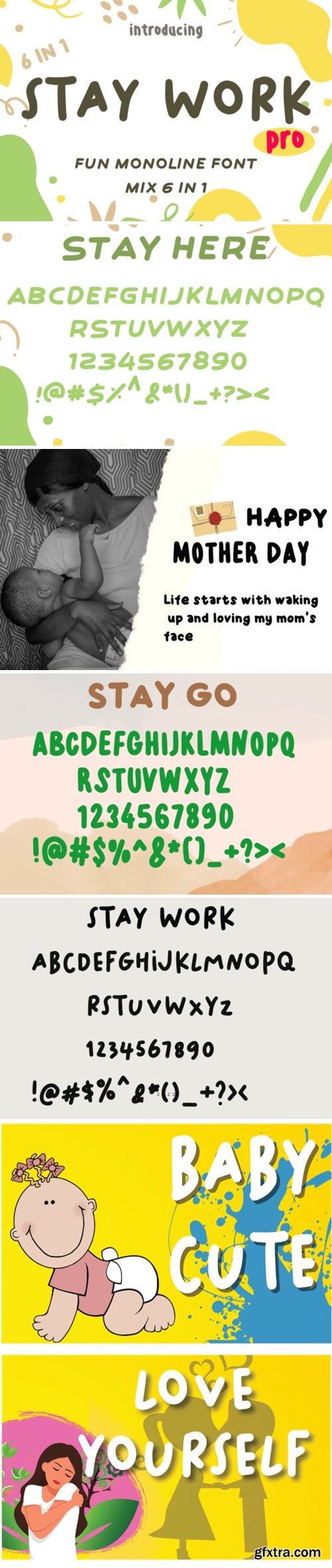 Stay Work Pro Font