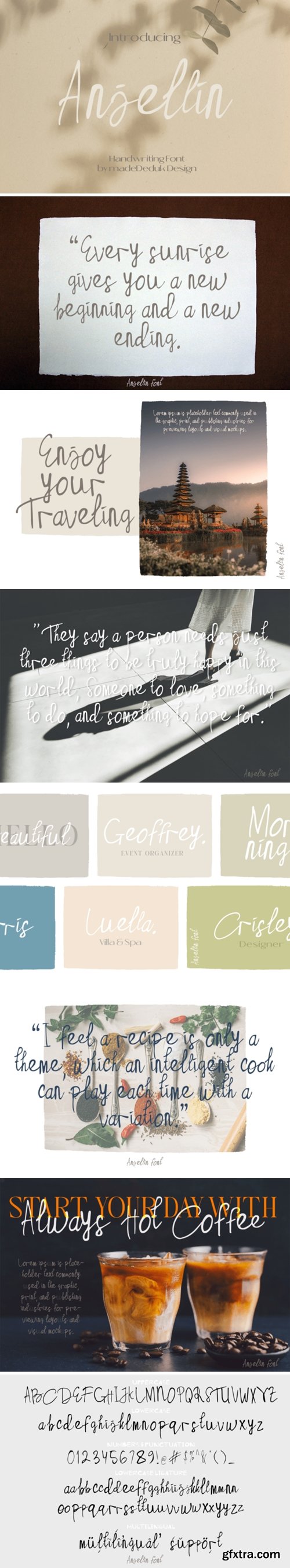 Anjellin Script Font