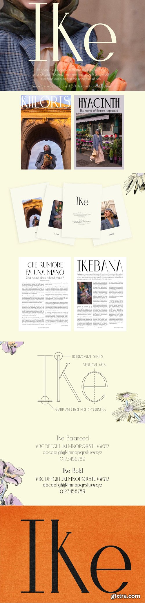 Ike Serif Font