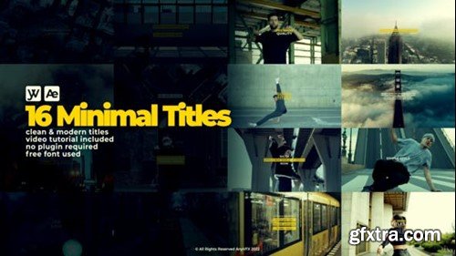 Videohive Minimal Titles 44292214