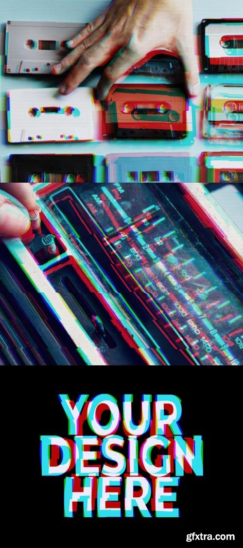 VHS Glitch Effect for Photoshop 459755459