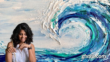 Painting Impasto Waves Landscape - In 3 Easy Steps