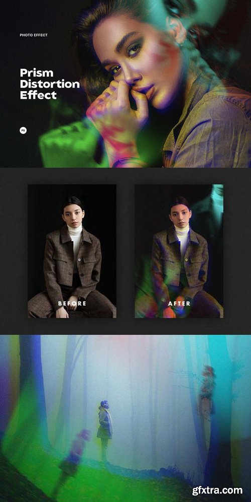Prism Distortion Effect for Photoshop