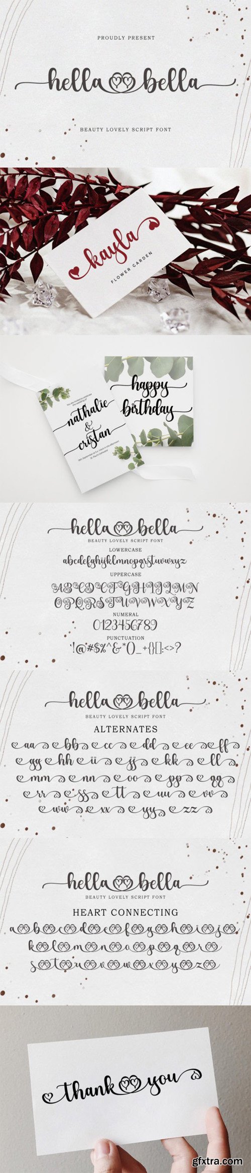 Hella Bella Script Font