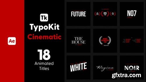 Videohive Typo Kit Cinematic Titles for After Effects 44505232