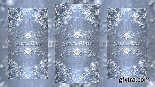 Videohive Luxury Silver Wedding Invitation 44460352