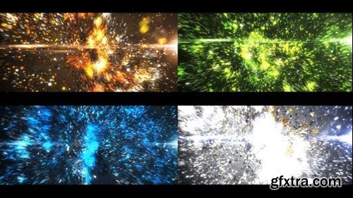 Videohive Glowing Particles Logo Reveal 8502158