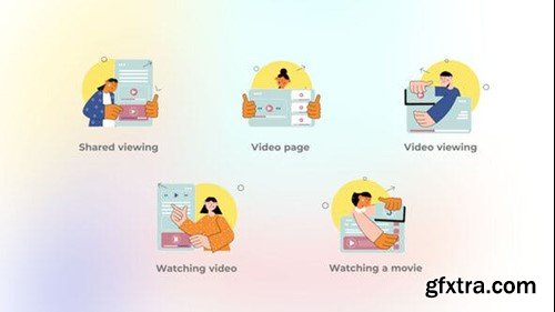 Videohive Watching Video - Big Hands Flat Concepts 44462590