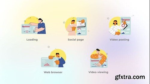 Videohive Content Manager - Big Hands Flat Concepts 44433747