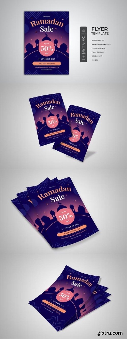 Ramadan Sale Flyer BXBNFEG