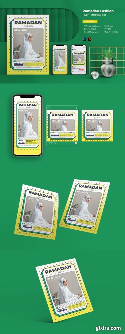 Ramadan Fashion Collections Flyer Template 2KXGQN5