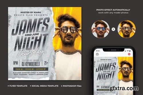 Night Club Flyer G9BPGPP