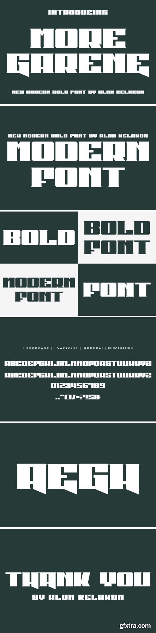 More Garene Font