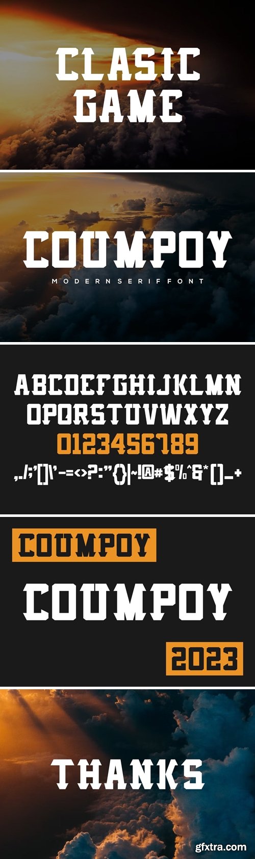 Coumpoy - Sport Font