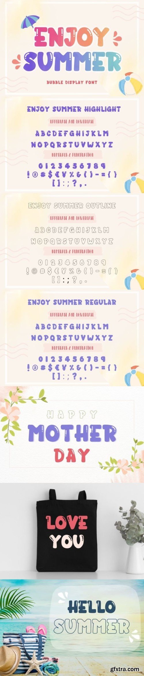 Enjoy Summer Font