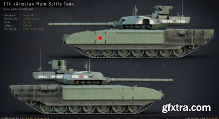 Unreal Engine Marketplace - T-14 Armata - Advanced Tank Blueprint (4.25 - 4.27, 5.0 - 5.1)